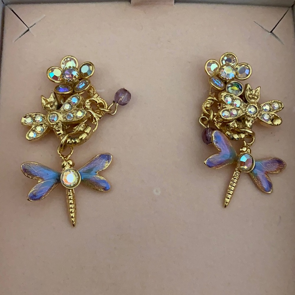 Kirk’s folly dragon fly earrings